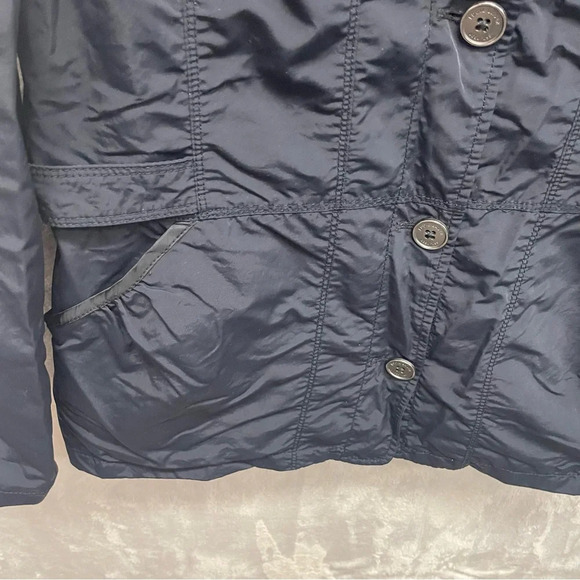 Eddie Bauer women’s travex travel jacket black ruched large nylon - Picture 7 of 9